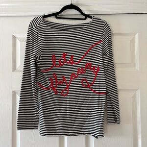Kate Spade Striped Long Sleeve Shirt